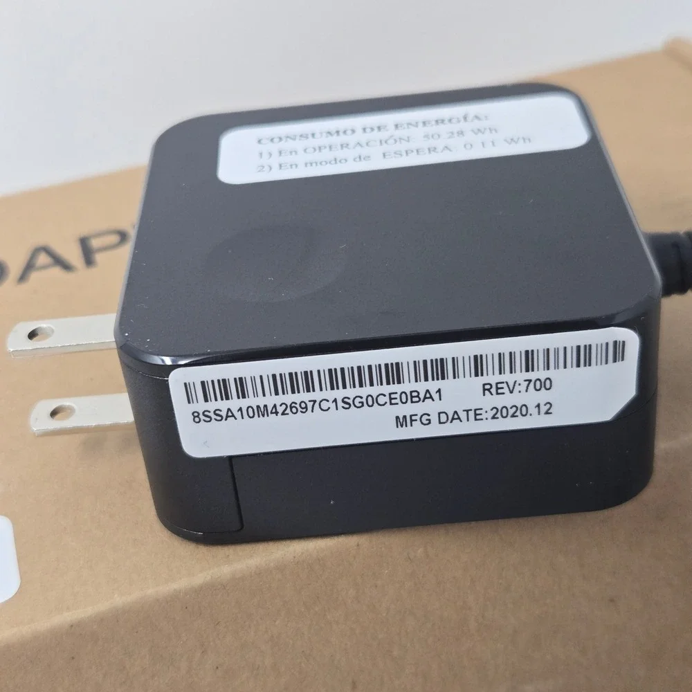 Lenovo 45W AC Wall Adapter Charger GX20K11838 ADL45WCC 20V 2.25A Round Tip Black